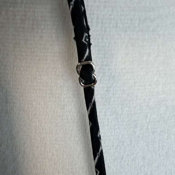 Express Camisole Tank Top Womens M Black White Horse Bit Buckle Design Loose Fit - Picture 10 of 10